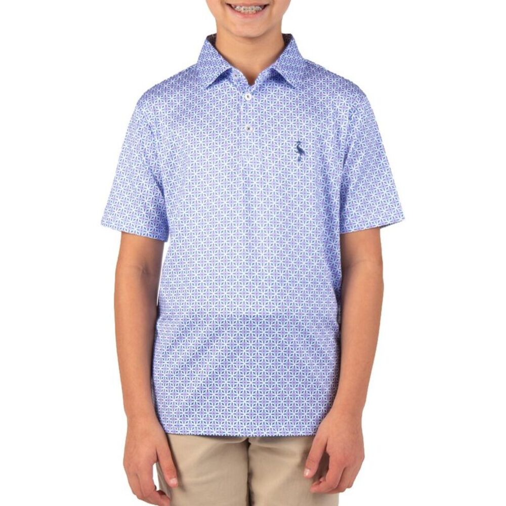 Tailorbyrd Boys  Solid Polo Shirt, Blue